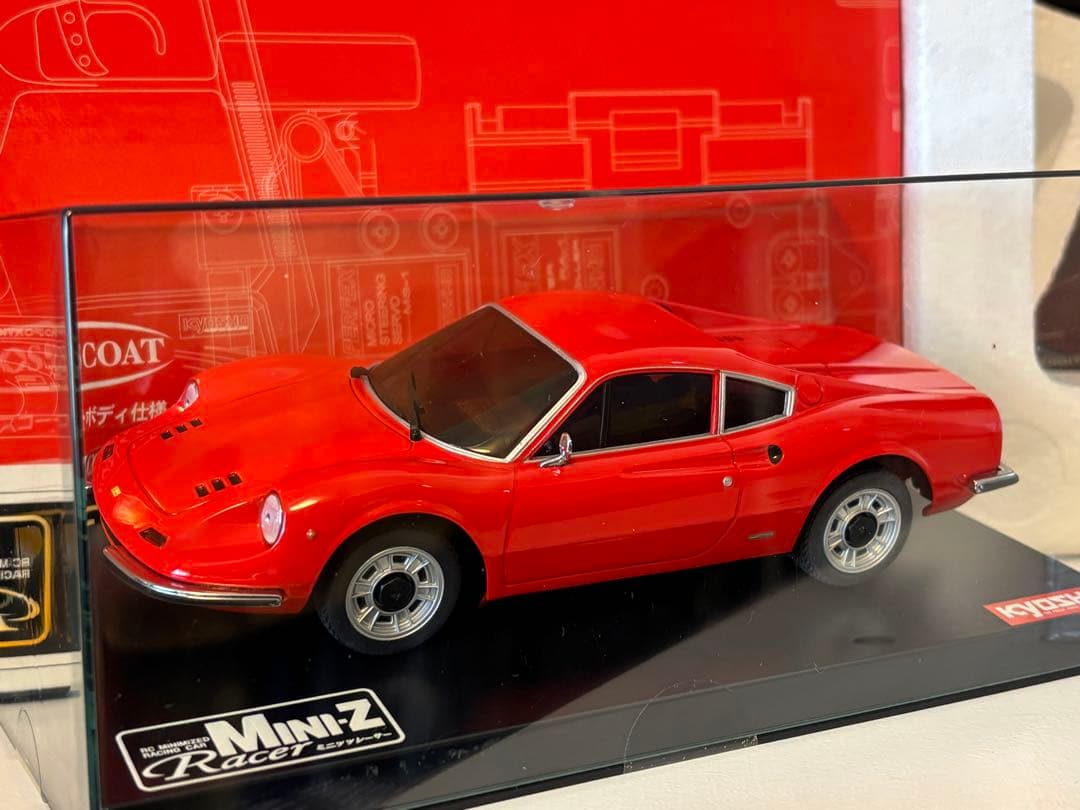 京商/フェラーリ/246GT/ディーノ/ラジコン/ミニッツ/箱付/プロポ/セット