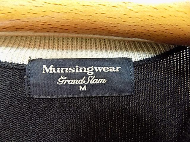 68634　マンシングウエア　セーター　黒　M