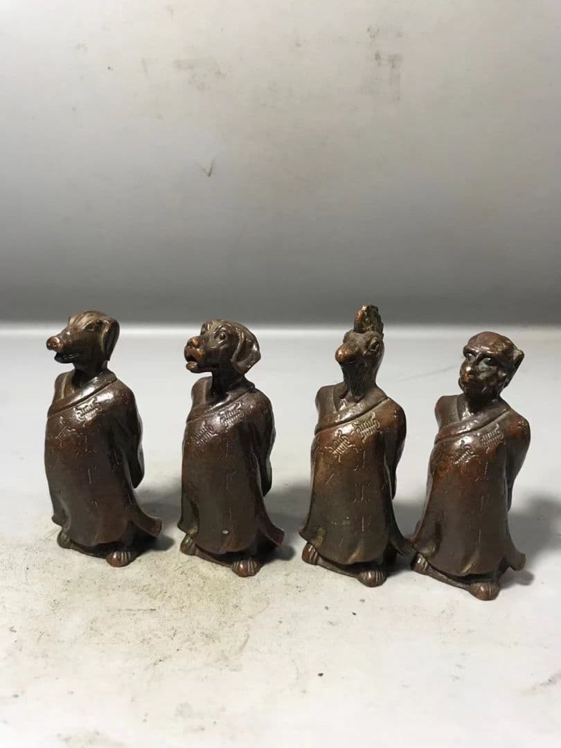 十二支 茶台 香挿 縁起物 工芸品 美術品 置物