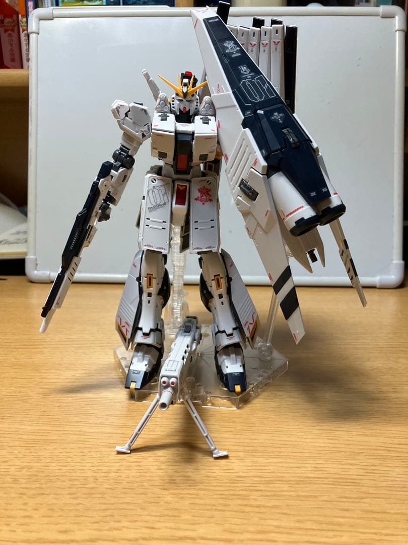 RG 1/144 ニューガンダムHWS(組み立て済み)