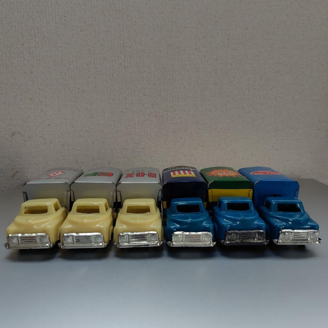 当時物　昭和レトロ　ブリキトラック　12台　箱入り