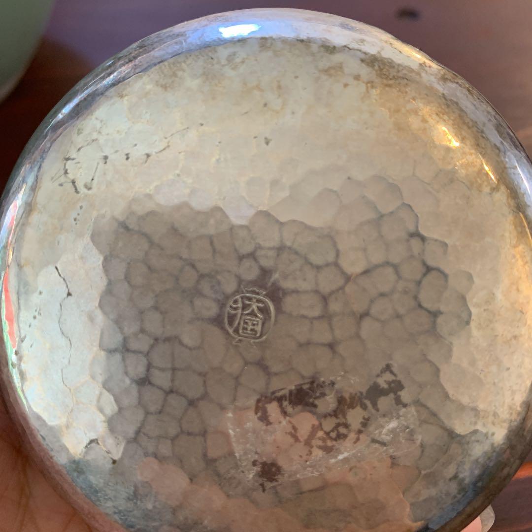 大国 造 小物入れ箱 銅？銀？