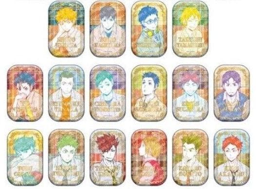ハイキュー セブンネット スクエア缶バッジ オフショット カラー 第一弾