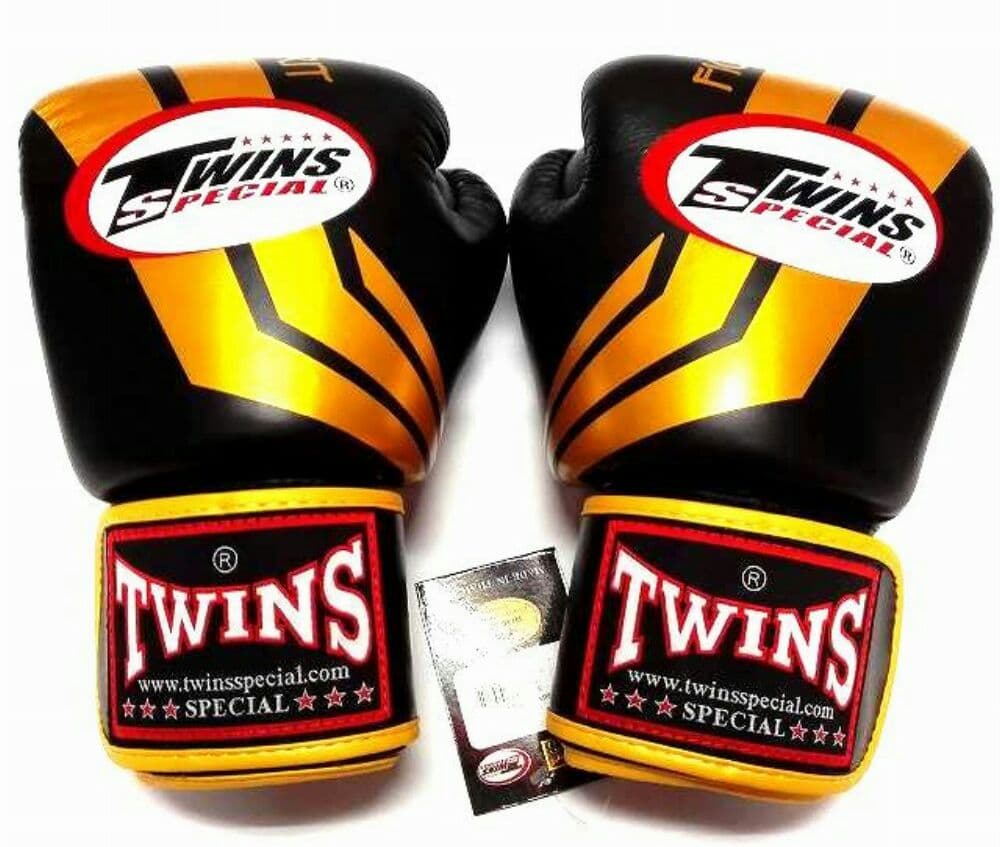 新品 正規 TWINS 本格ボクシンググローブ 本革製 サイズ選択 Fs黒金