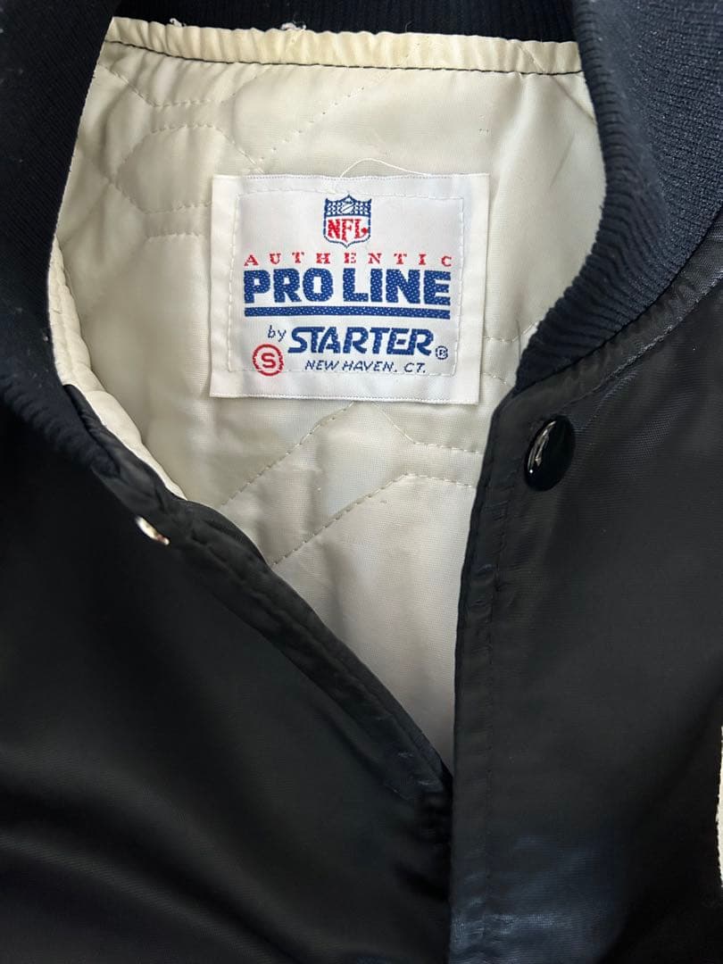 80s STARTER製 NFL RAIDERS stadium jacket