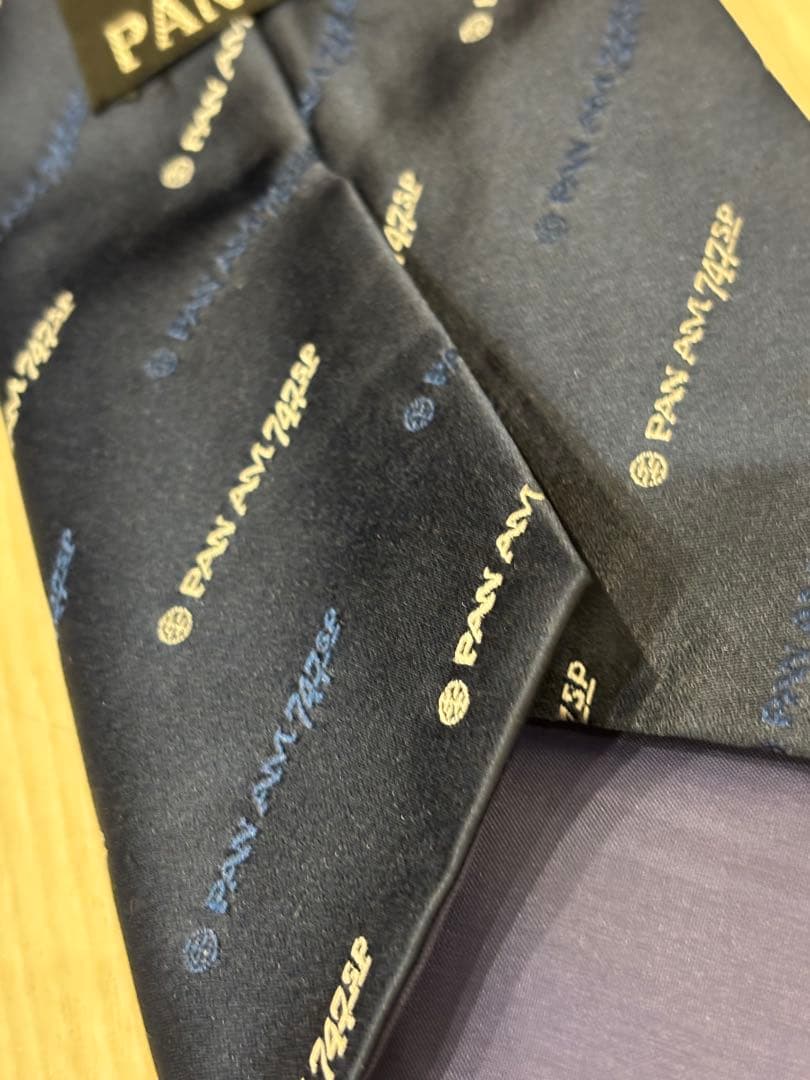 PAN AM パンナム ヴィンテージ 747SPプロモーション用 ネクタイ