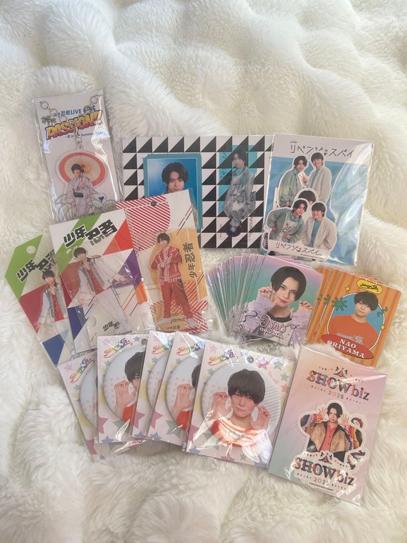 少年忍者 織山尚大 まとめ売りプロカ アクスタ ステッカー 缶バッジ ストラップ