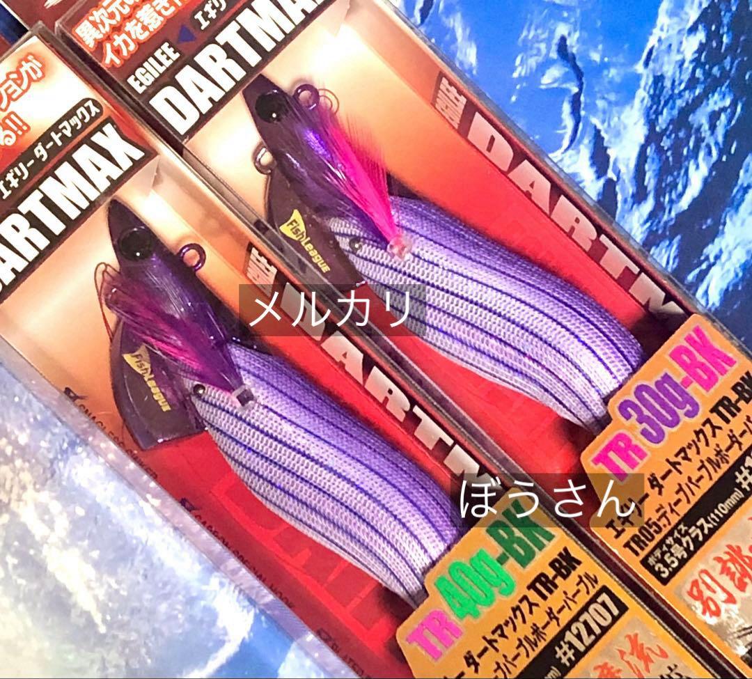 エギリー　ダートマックスTR-BK ディープパープルボーダーパープル　30・40