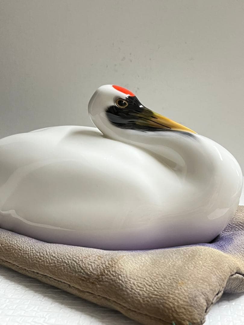 ノリタケ鶴置物です木箱入り 値下げしました。