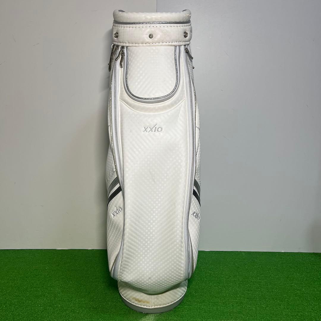D449 XXIO ゼクシオ キャディバッグ ホワイト 白 レディース