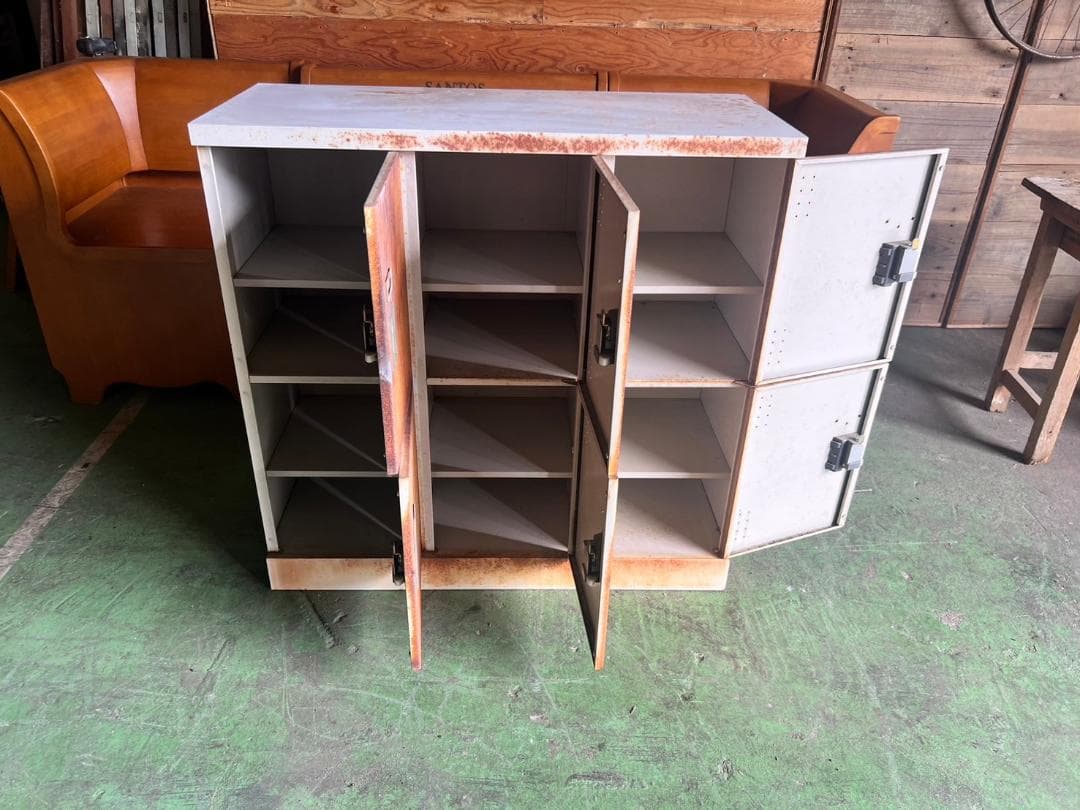 【３】ロッカー　アンティーク　昭和レトロ