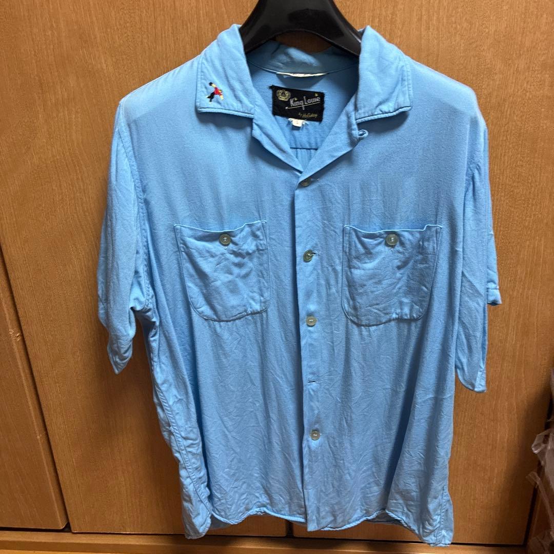 King Louie ボウリングシャツ 水色
