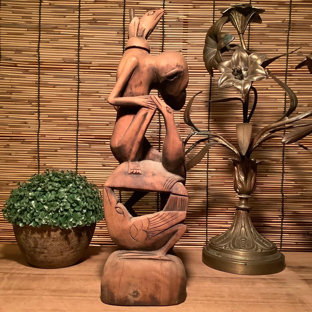 16世紀・霊物崇拝「自然界精霊」生霊・魂・自然霊・アミニズム・木彫