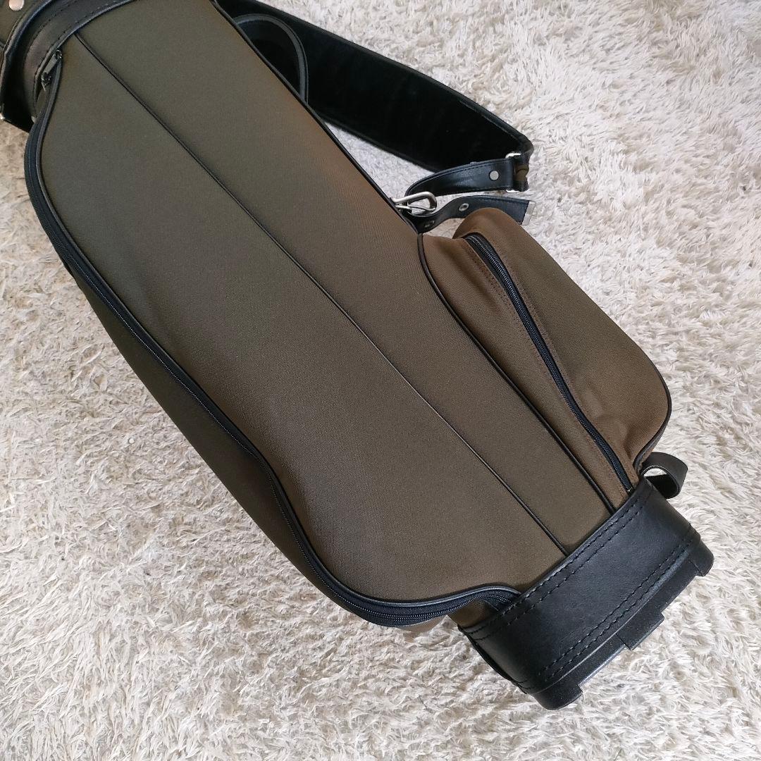 バーニーズニューヨーク キャディバッグ 6分割 カーキ シンプル