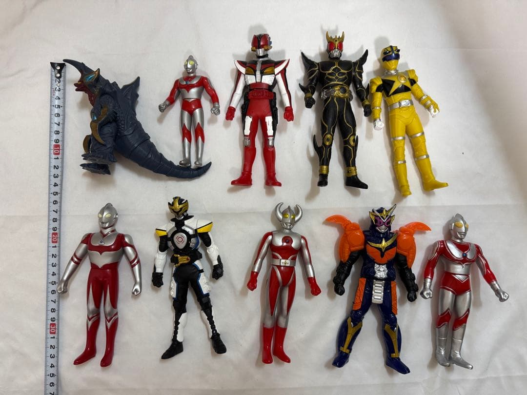 特撮ソフビまとめ売り　ウルトラマン　仮面ライダー　ウルトラ怪獣　日本製含む