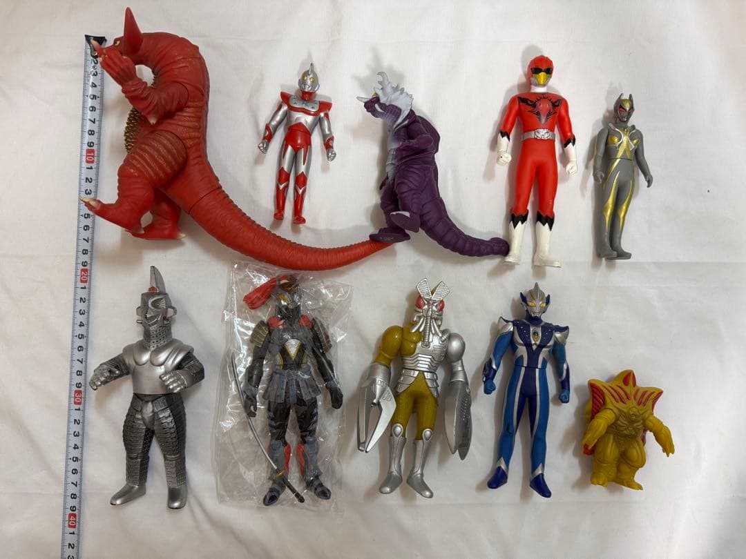 特撮ソフビまとめ売り　ウルトラマン　仮面ライダー　ウルトラ怪獣　日本製含む