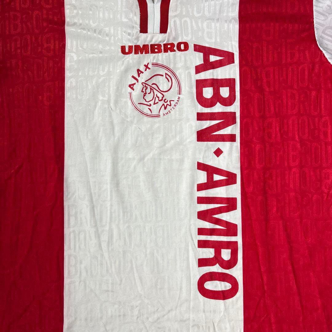 ★90s アンブロ　UMBRO アヤックス ユニフォーム　ゲームシャツ　Tシャツ