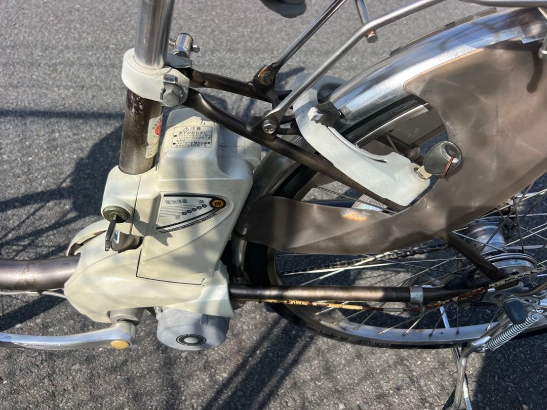 Panasonic VIVIDX電動アシスト自転車キレイな自転車26インチ
