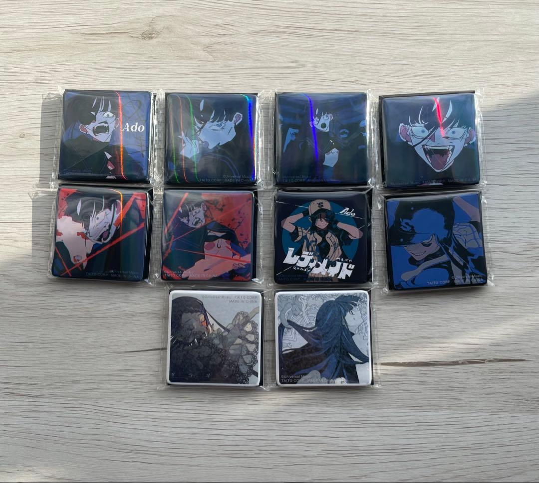 Ado ラウンドワン 缶バッジ まとめ売り コンプリート