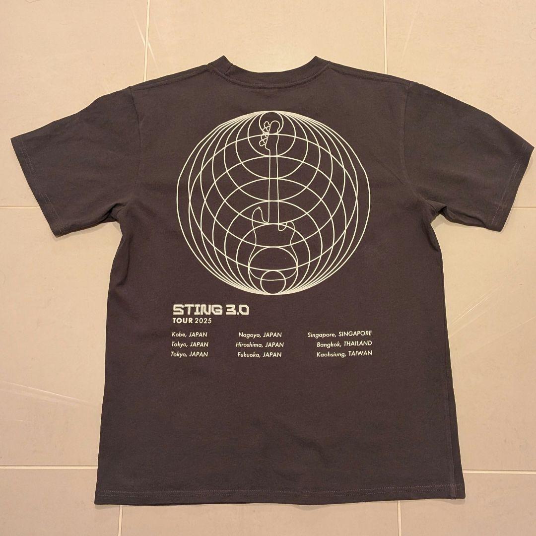 STING 3.0 スティング JAPAN TOUR フィギュア Tシャツ L
