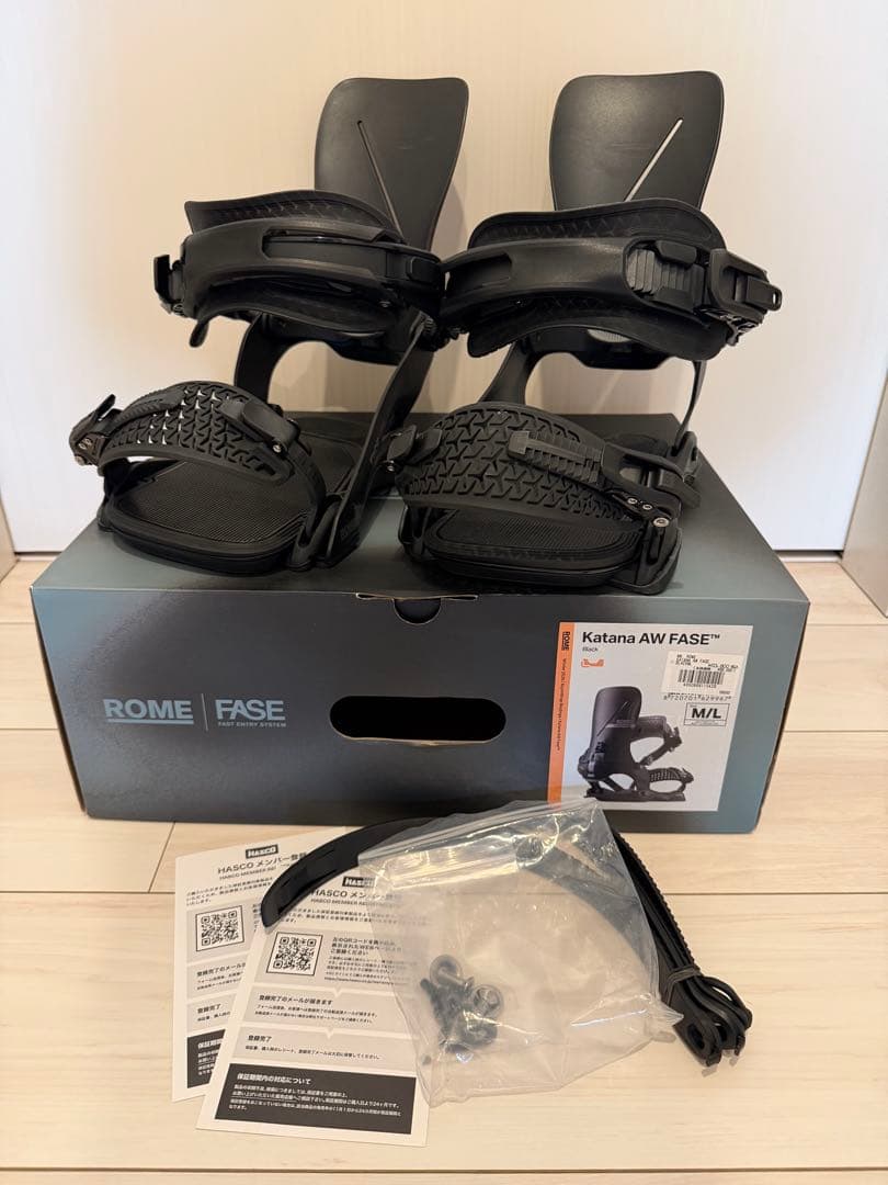ROME Katana AW FASE ビンディング　ブラック　M/Lサイズ