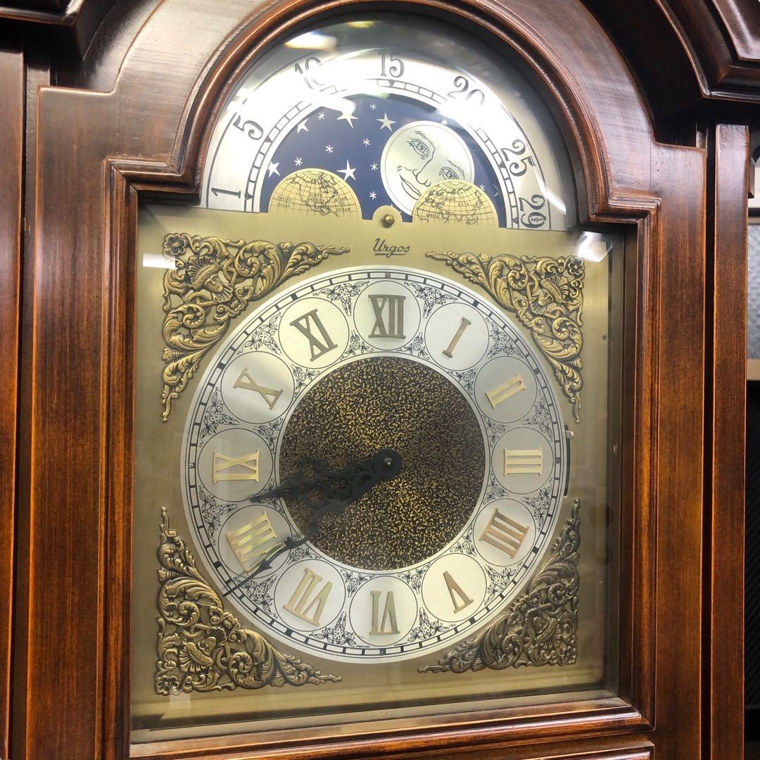 限定配送 urgos ホールクロック グラウンドファーザーズクロック 羽 N