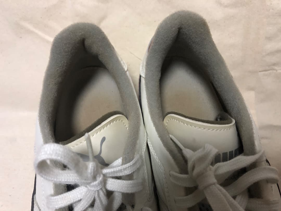 PUMA パラメヒコ ライト 白✕赤色 ◆ 固定式スパイク 25.5cm 日本製