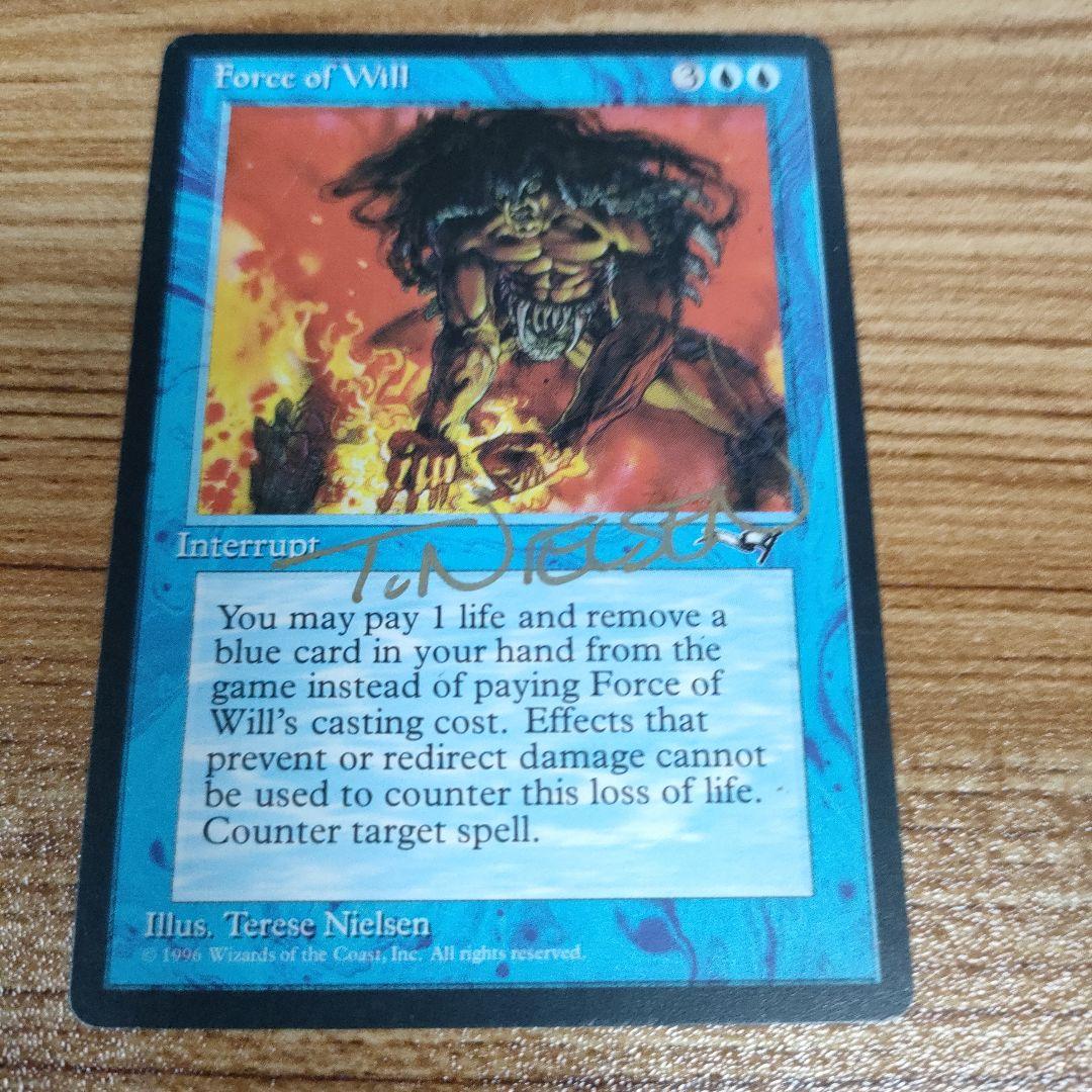 MTG 意志の力 サインド force of will