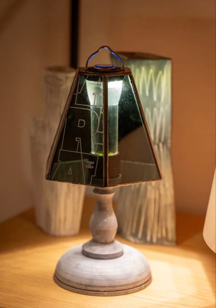 【新品】TARPtoTARP GLASS SHADE&WOOD STAND