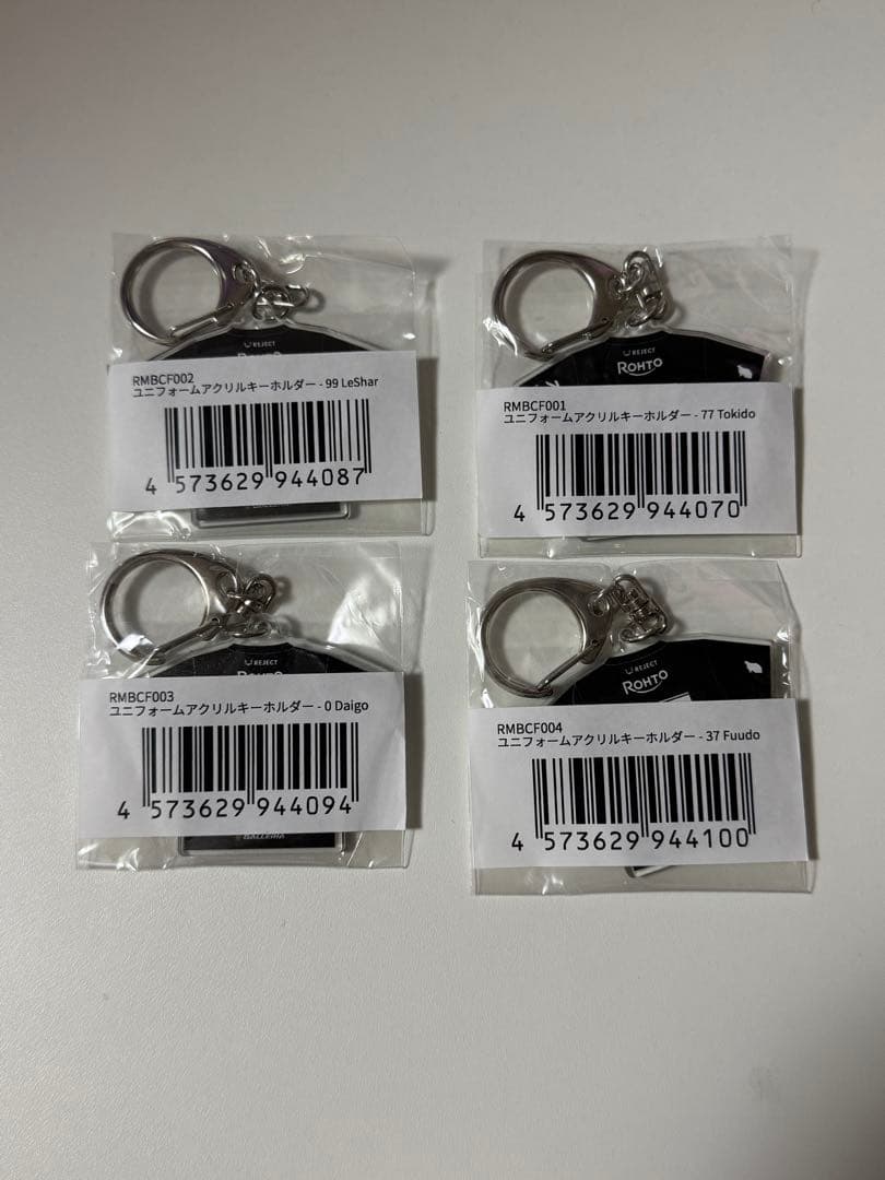 リジェクト　アクリルキーホルダー　全員分【祝SFL優勝】