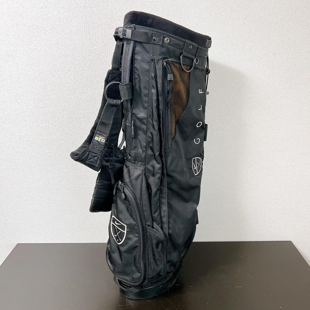 希少 NIKE ナイキ スタンドキャディバッグ IZZO高機能ストラップ4分割黒