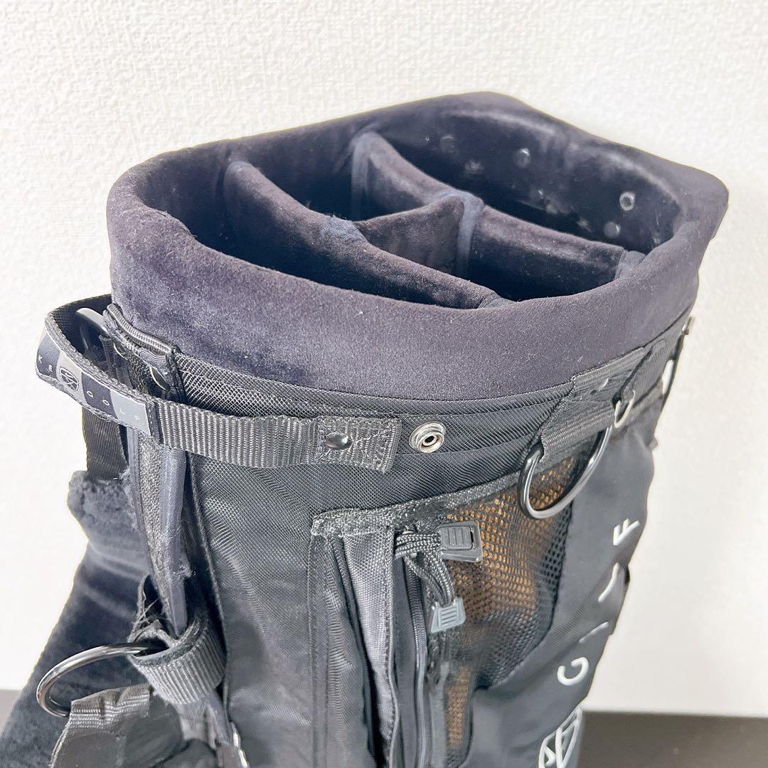 希少 NIKE ナイキ スタンドキャディバッグ IZZO高機能ストラップ4分割黒