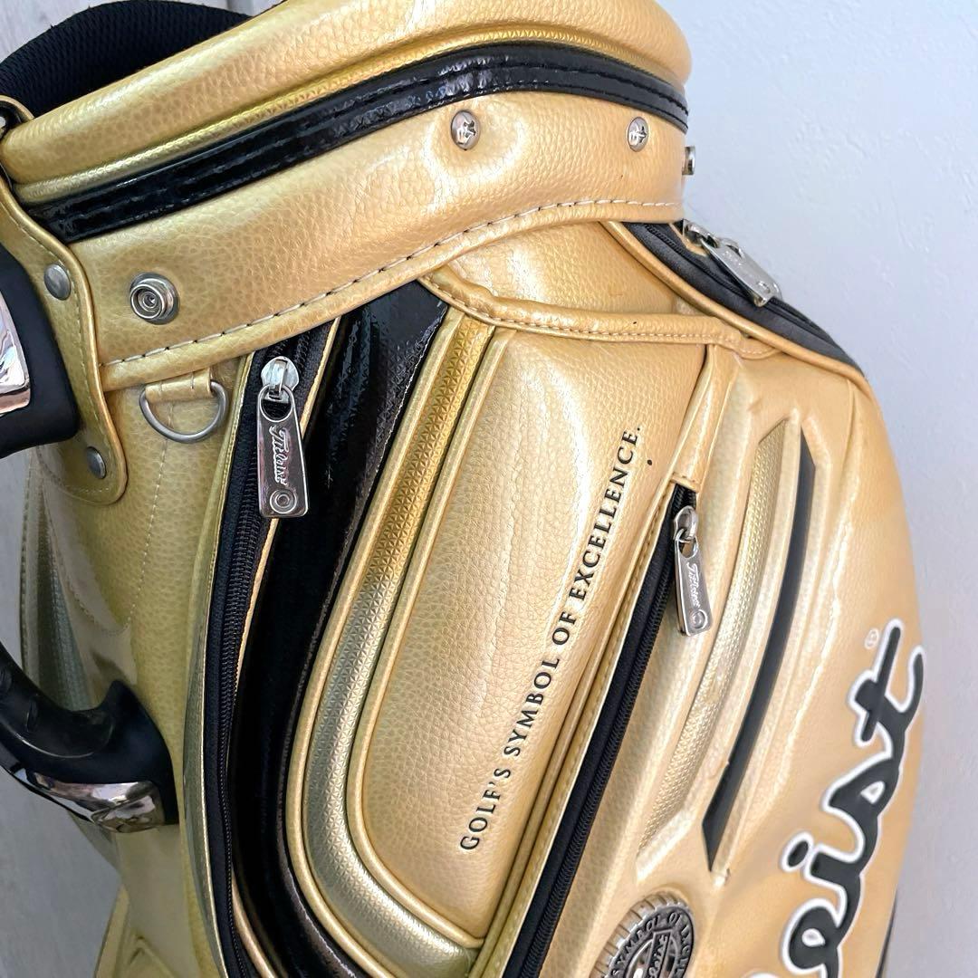 希少　正規品　良品　タイトリスト　メダリオン　3点式　キャディバッグ　ツアー
