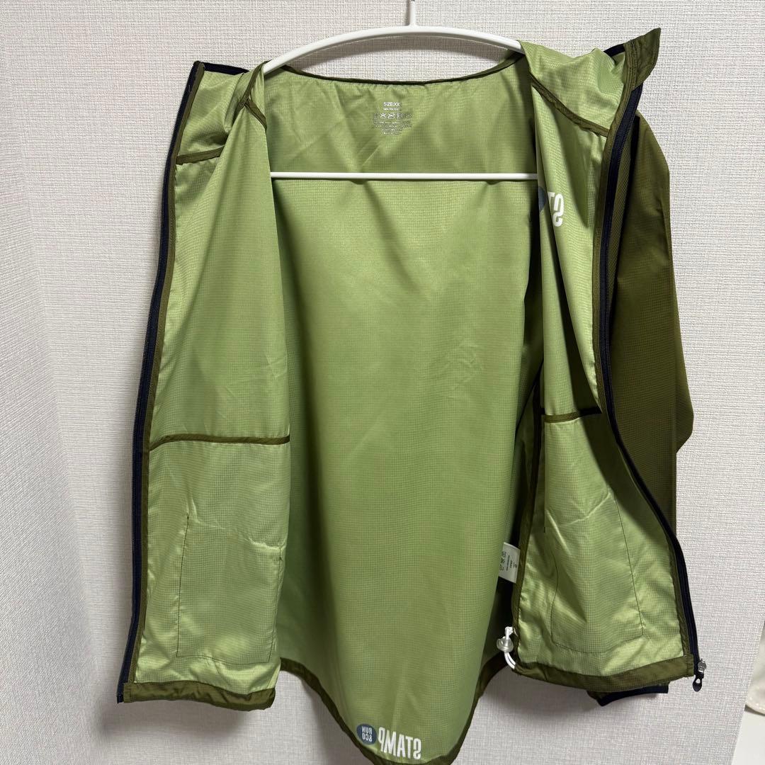 STAMP RUN&CO オリーブウィンドブレーカー　美品