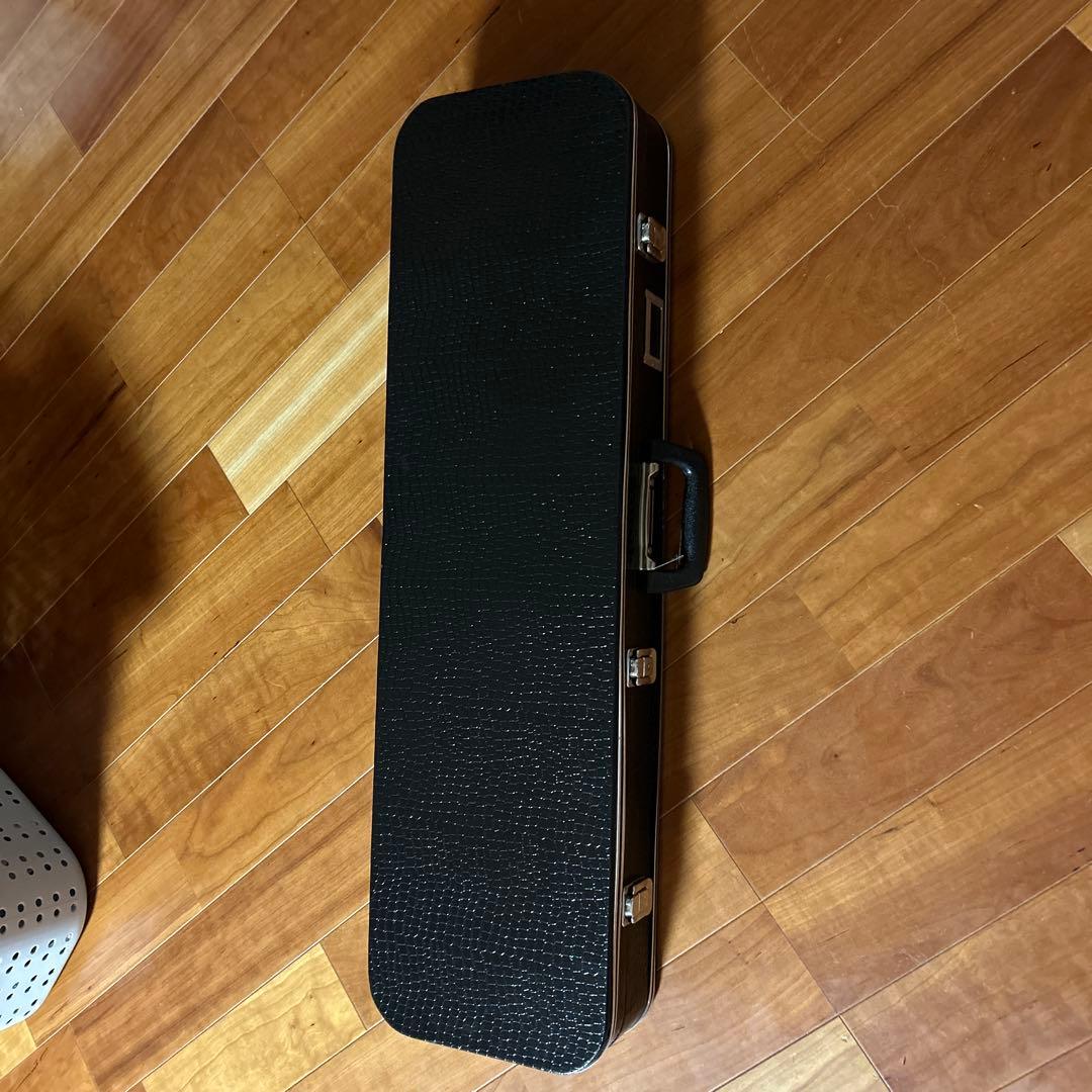 三線 本体 ヘビ革製 ハードケース付き