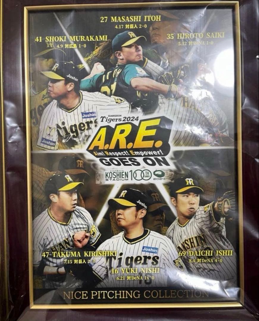 阪神タイガース 2024 ナイスピッチングコレクション　ポスター