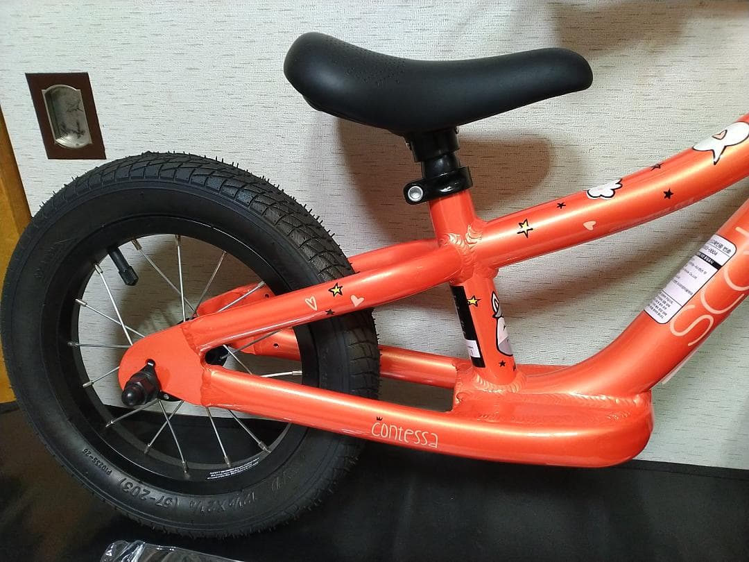 キックバイク SCOTT 12インチ オレンジ