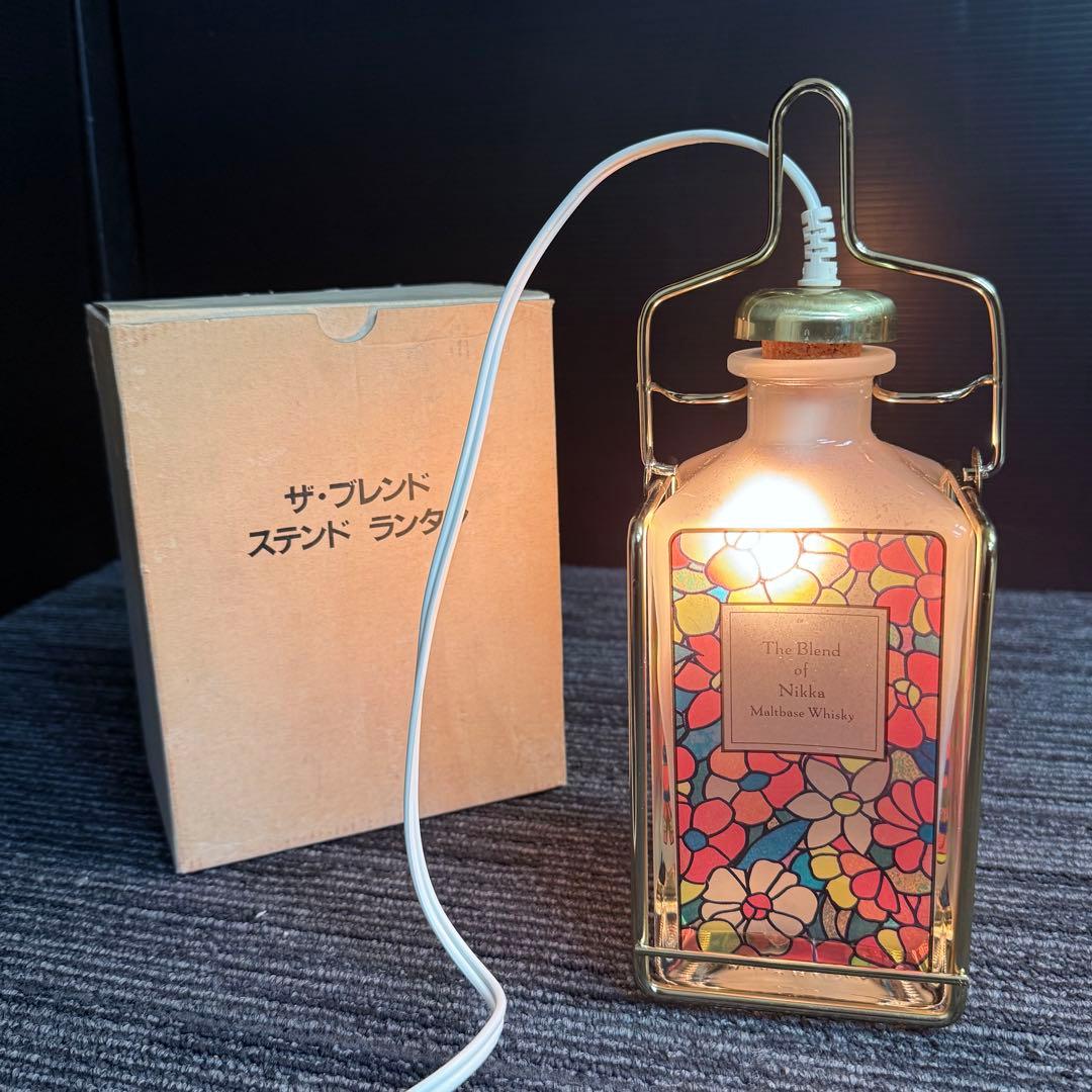【極希少】非売品 ニッカウヰスキー ステンドランタン 販促用 昭和レトロ 箱付
