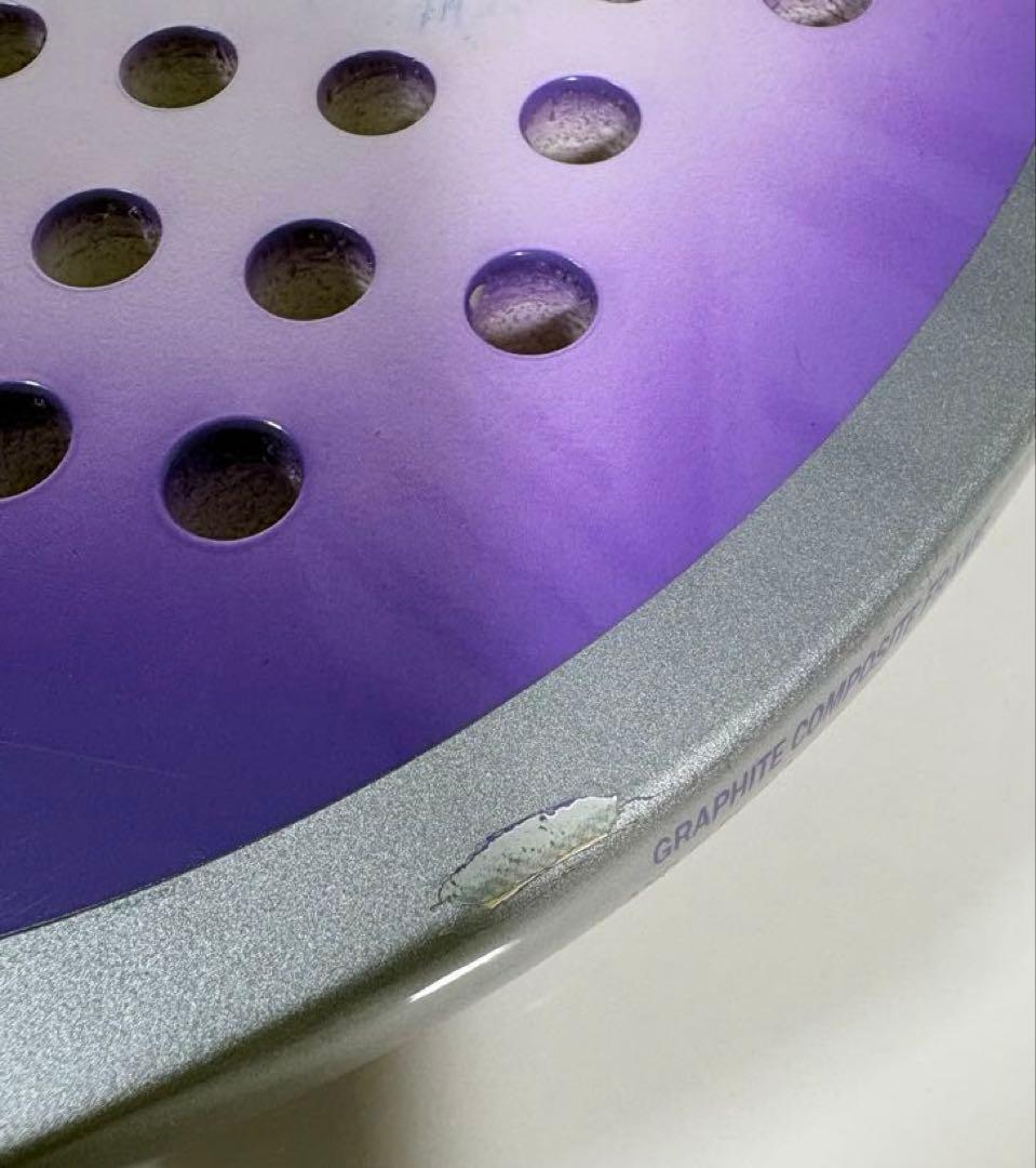 パドルテニス❤︎ラケット❤︎PADDEX❤︎PS-202❤︎協会公認品❤︎紫❤︎収納ケース付