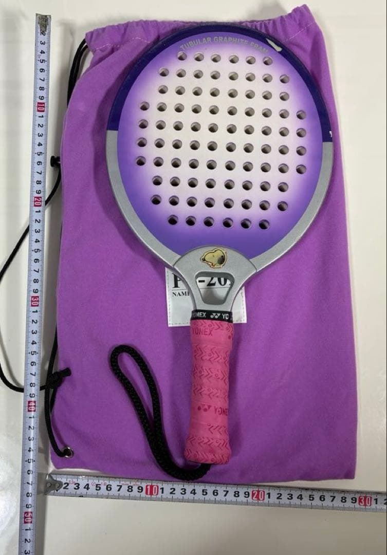 パドルテニス❤︎ラケット❤︎PADDEX❤︎PS-202❤︎協会公認品❤︎紫❤︎収納ケース付