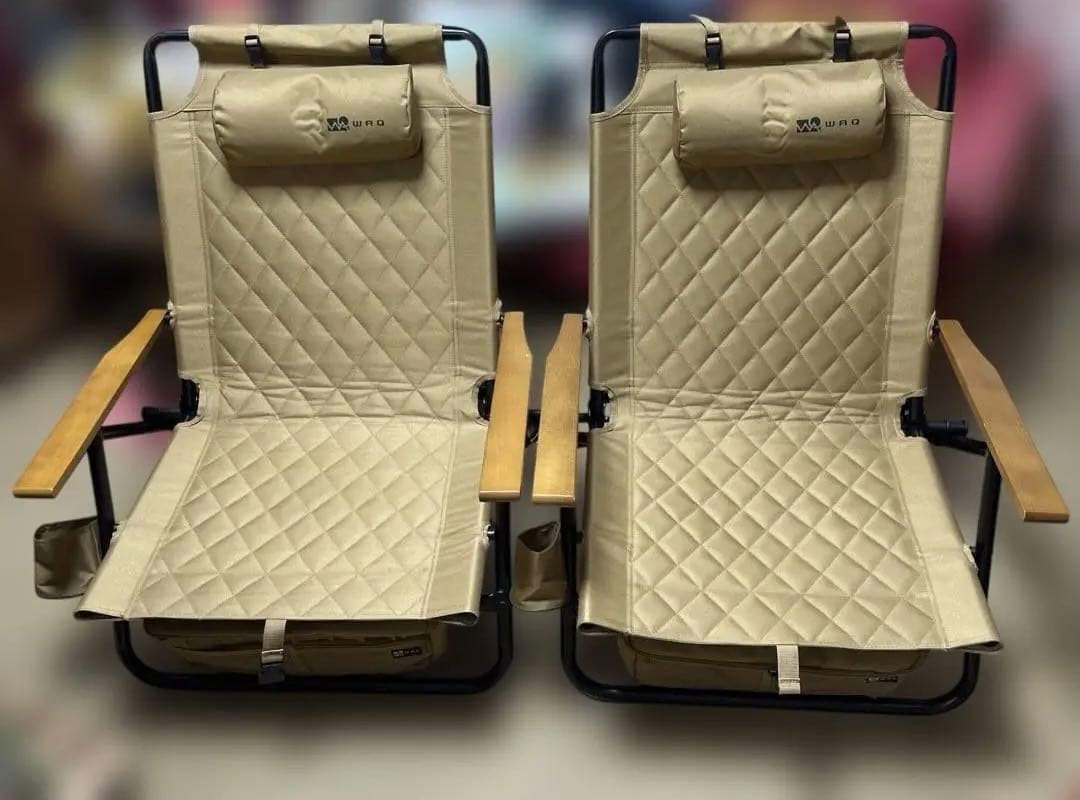 WAQ Reclining Low Chairリクライニングローチェア2脚セット