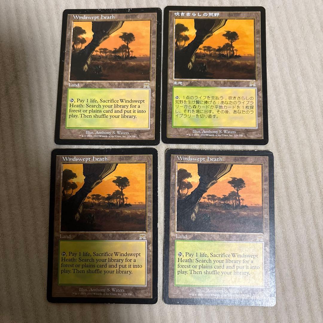 MTG 吹きさらしの荒野 4枚セット