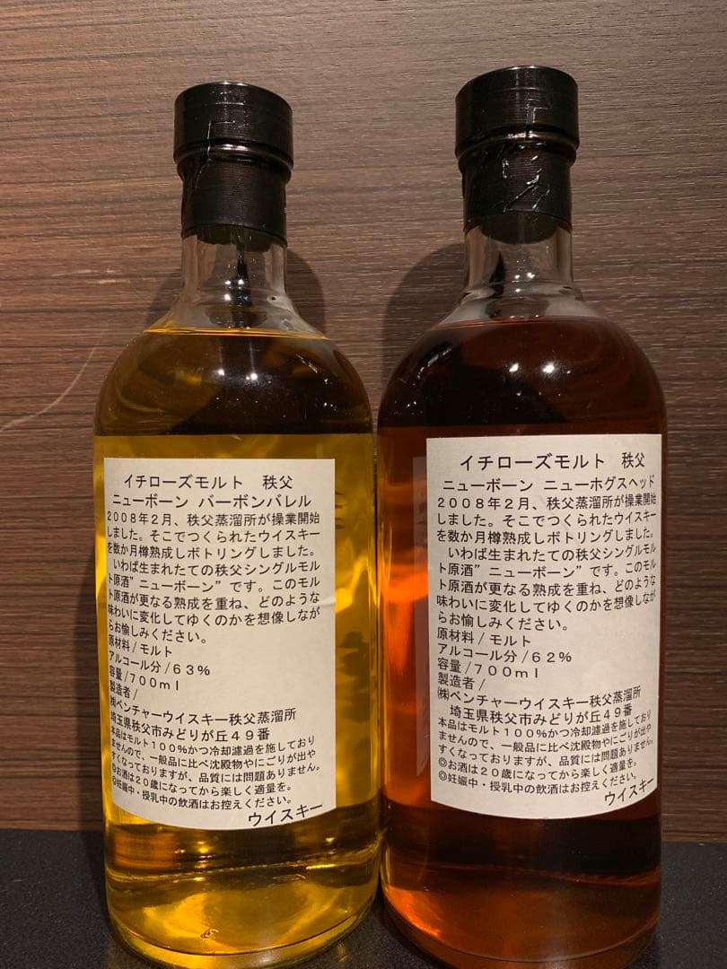 イチローズモルトニューボーン2種類
