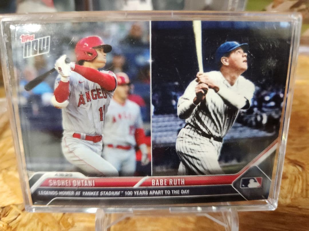 【 １/１】大谷翔平 ゴールドパラレル topps now ベーブ・ルース シリ