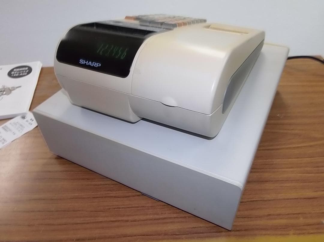 店名等設定無料 SHARP XE-A20 レジスター A4サイズ 250702