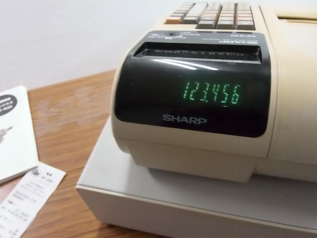 店名等設定無料 SHARP XE-A20 レジスター A4サイズ 250702