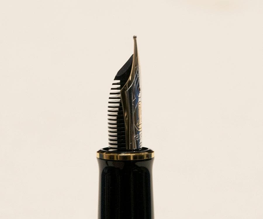 ペリカン 万年筆 スーベレーン M800 グリーンストライプ EF