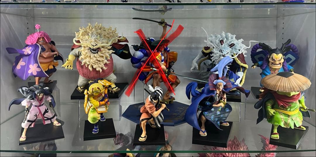 一番くじ　ワンピース 見参！赤鞘九人男　フィギュア9体セット