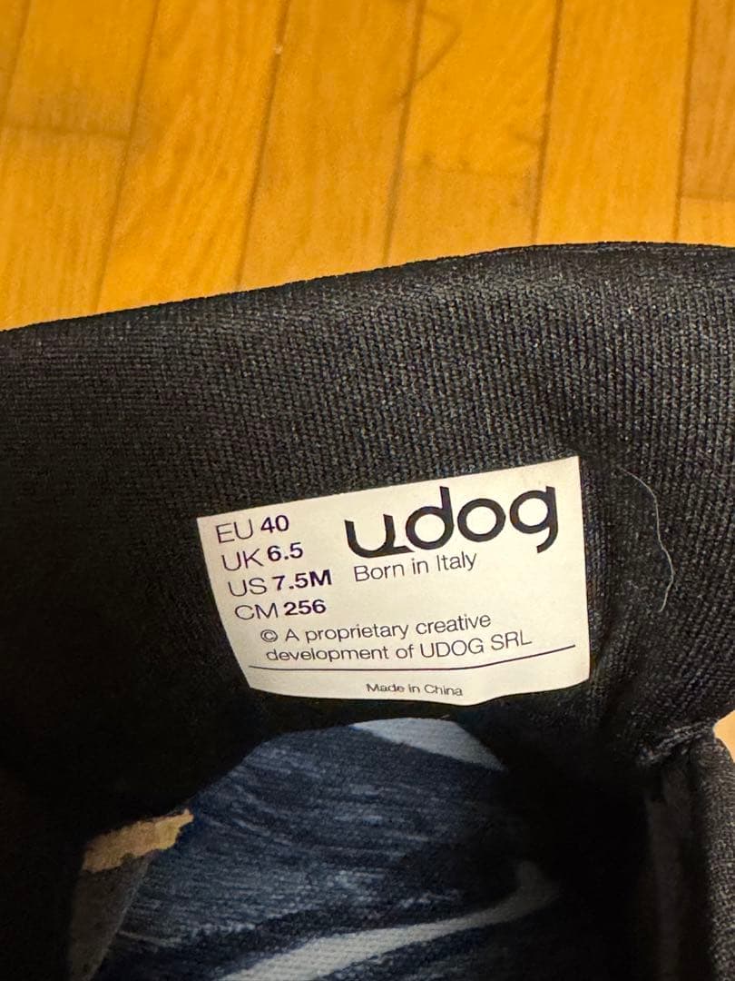 UDOG（ユードッグ）アッシュグレー 40EU ビンディングシューズ