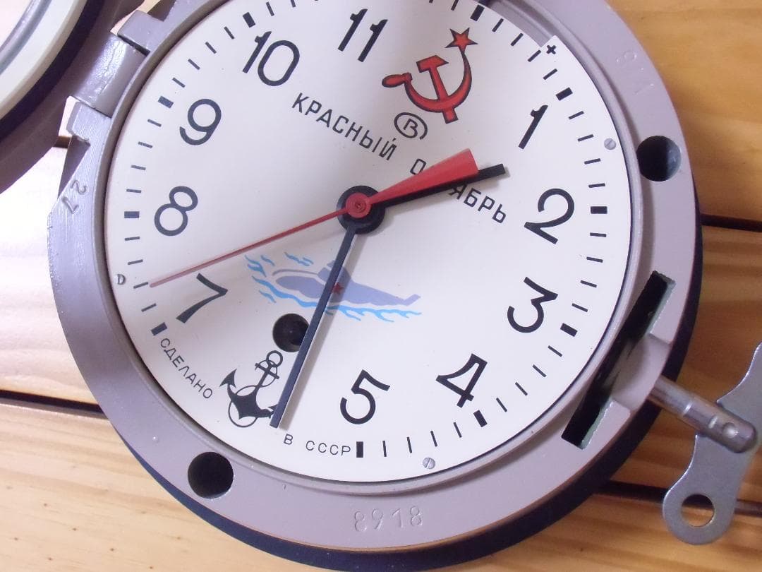 ★ＣＣＣＰ★ソビエト軍/ソ連軍/ソビエト連邦軍＊海軍＊潜水艦＊艦内時計